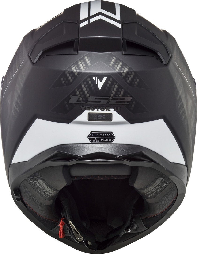 LS2 FF811 Vector II Splitter Casco Bianco/nero XS (53/54) Figura 3