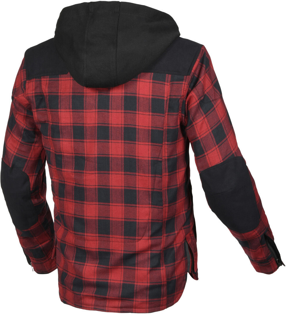 Macna Inland Plaid Motorcycle Textile Jacket red XL Figure 2