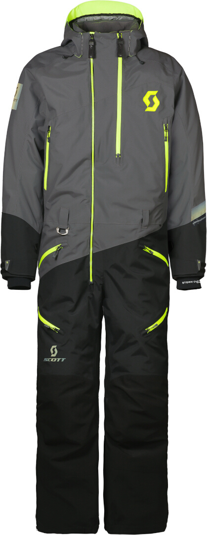 Scott DS-I Dryo 2023 Costumul de snowmobil One Piece Negru/gri S Figura 1