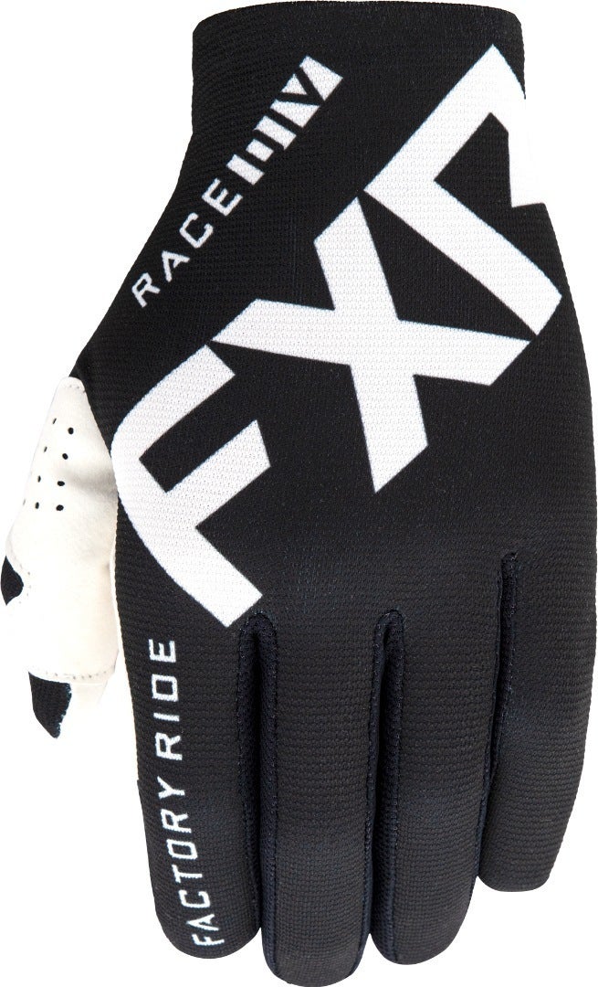FXR Slip-On Lite MX Gear Motocross Handsker Sort/hvid L Figur 1
