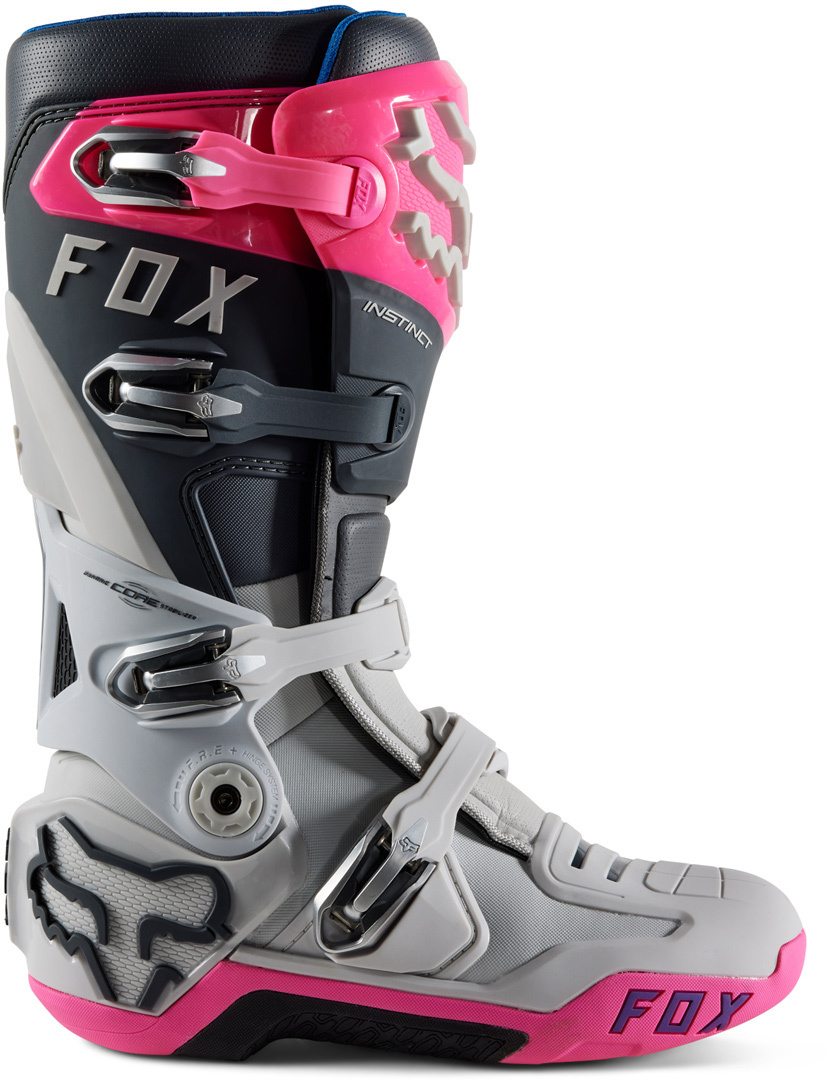 FOX Instinct Motocross Stiefel grau/pink 9 Abbildung 11