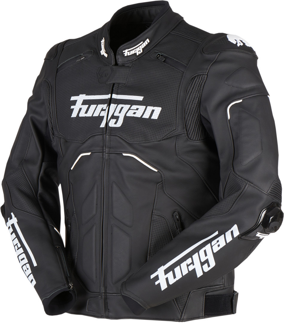 Furygan Raptor Evo 2 Motorcykel læderjakke Sort/hvid L Figur 2