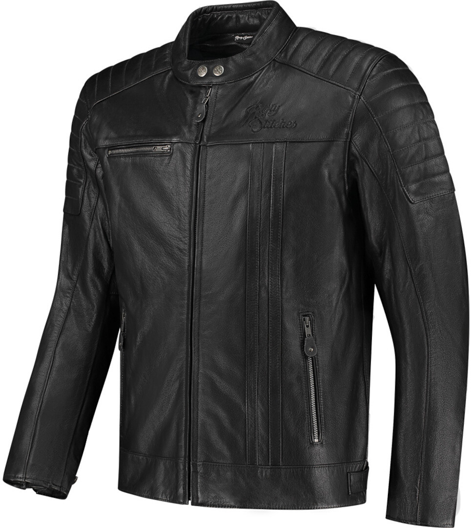 Rusty Stitches Cooper Motocyklová kožená bunda černá 4XL Obrázek 1