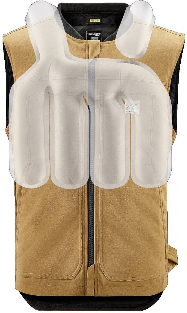 Alpinestars Tech-Air 3 V2 Canvas エアバッグベスト 砂 M 図6