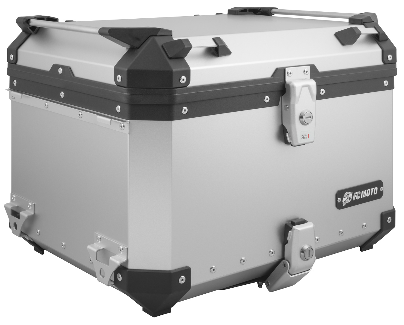 FC-Moto Alu Topcase Trolley 58 L Valiză Argint Figura 1