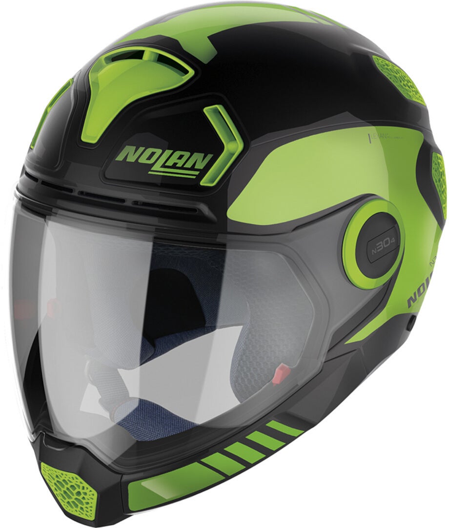 Nolan N30-4 VP Uncharted Casco nero/verde M (57/58) Figura 1