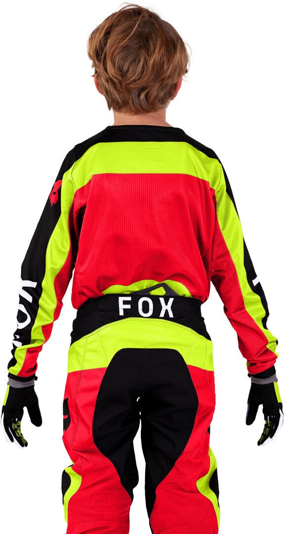 FOX 180 Ballast Calças Jovens Motocross preto/vermelho 28 Figura 2