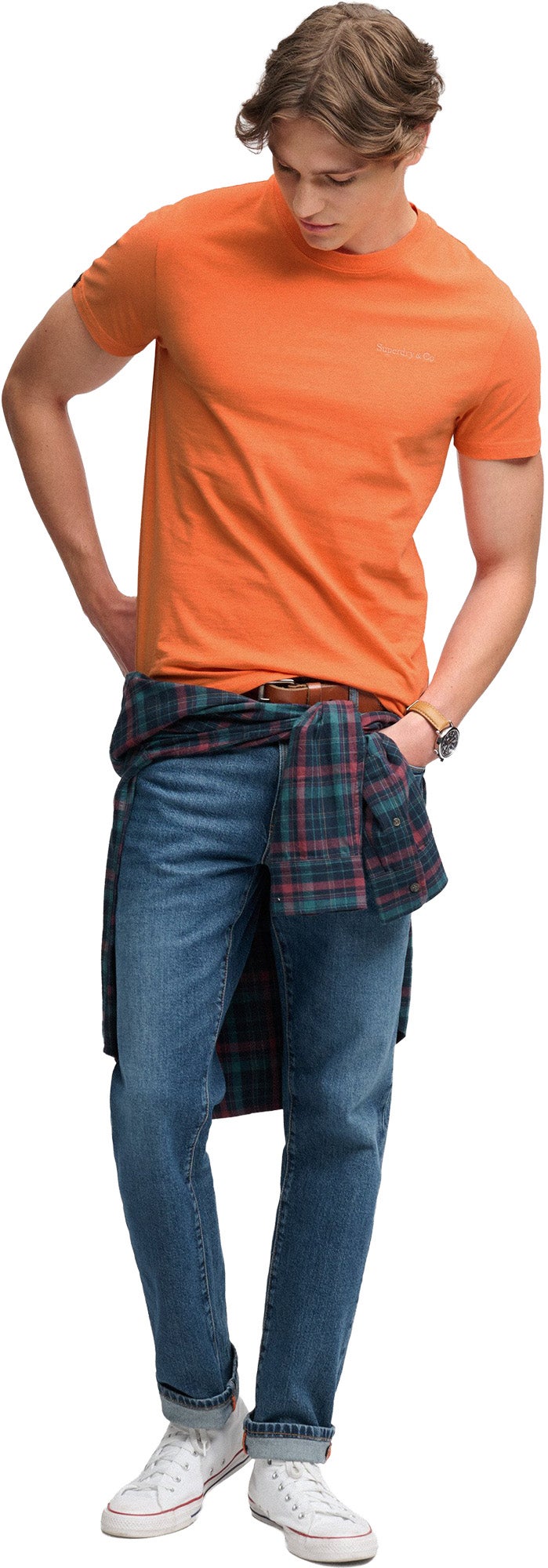 Superdry & Co Essential Company Logo Tricou Coral XL Figura 6