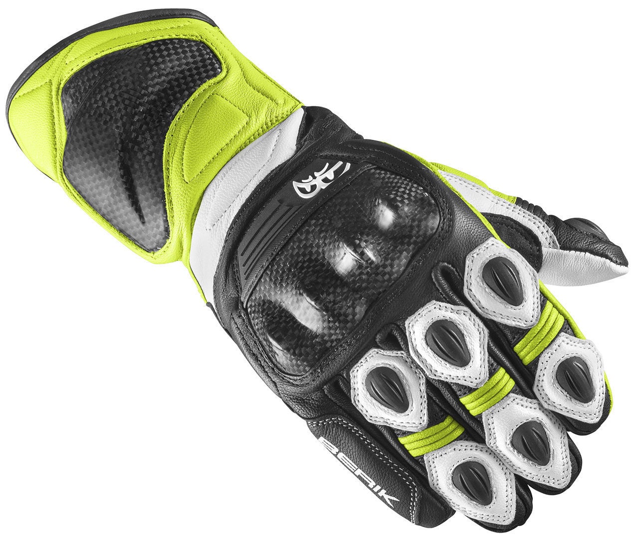 Berik TX-1 Pro Motorcykel handsker sort/hvid/neongul M Figur 1