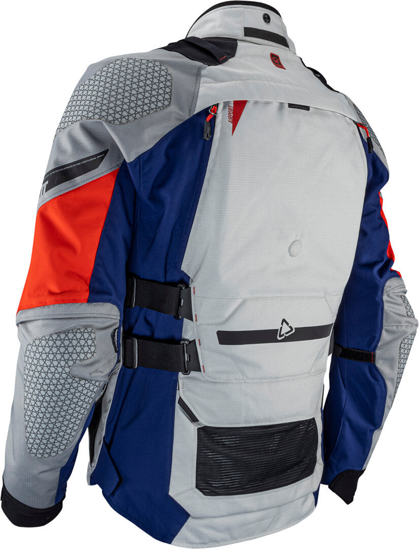Leatt ADV Multitour 7.5 waterproof Textile Jacket light grey/blue/red XL Figure 2