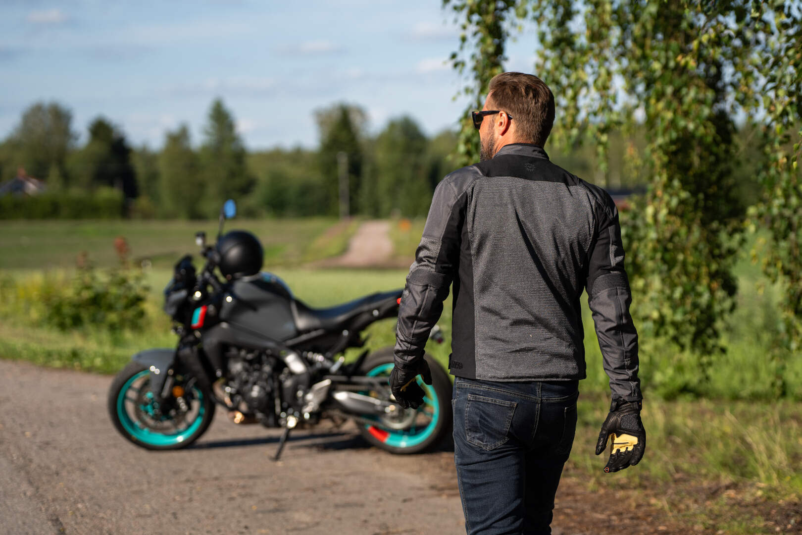 Halvarssons Arvika Motorcycle Textile Jacket grey/black 52 Figure 7