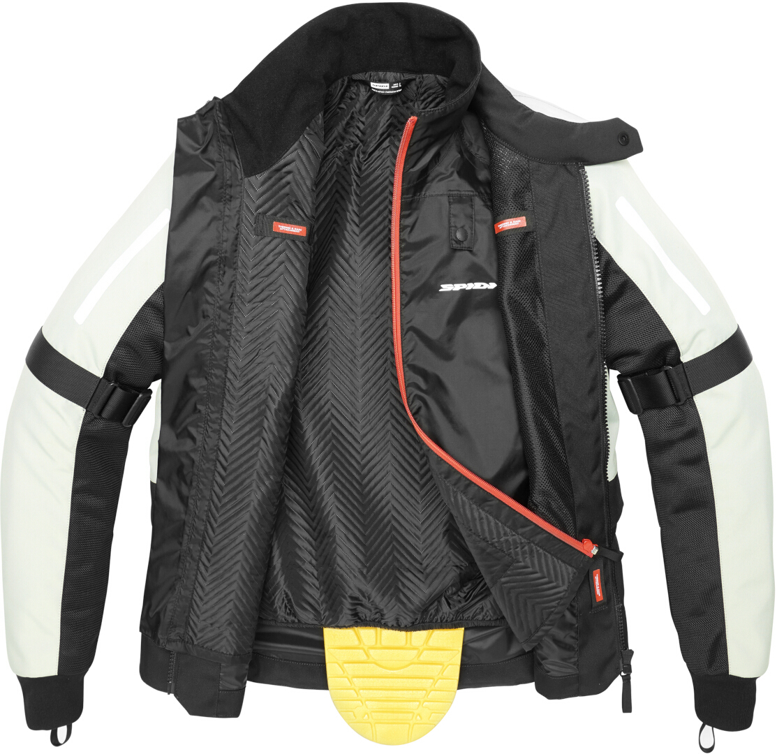 Spidi Net H2Out wasserdichte Motorrad Textiljacke schwarz/eis L Abbildung 3