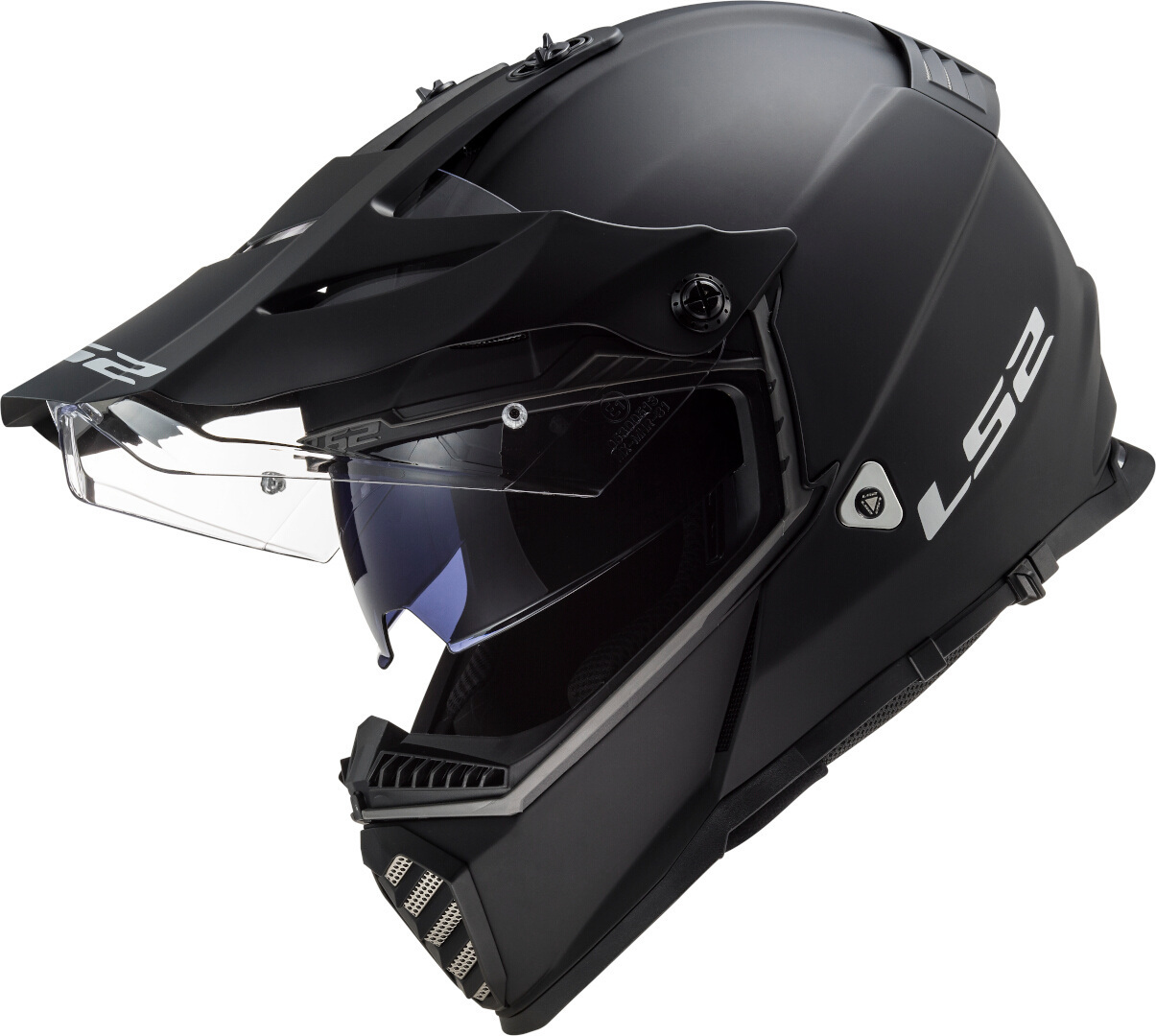 LS2 MX436 Pioneer Evo Cască de motocross Black matt XXXL (64/65) Figura 5