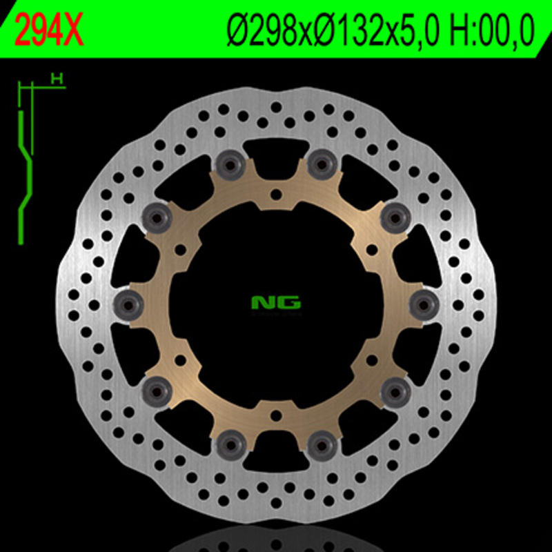 DISC DE FRÂNĂ NG NG BRAKES Wave Floati Figura 2