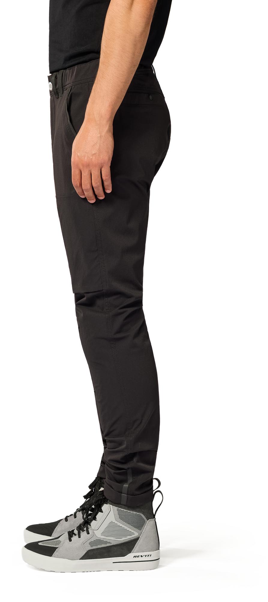 Revit Chino Terry Zip Skinny Motorcycle Textile Pants black 36/30 Figure 5
