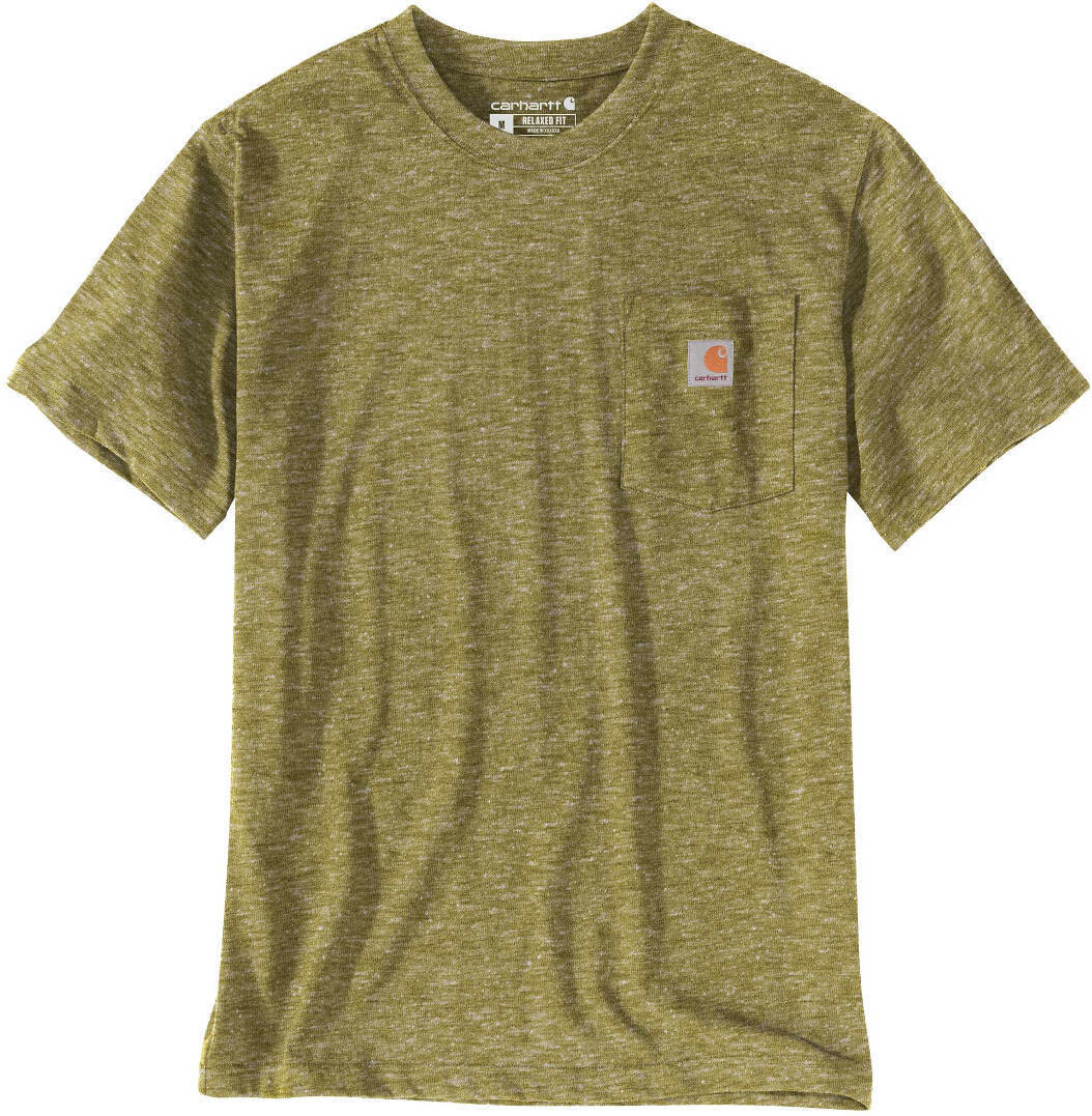 Carhartt Workwear Pocket Triko olivově zelená/černá M Obrázek 1
