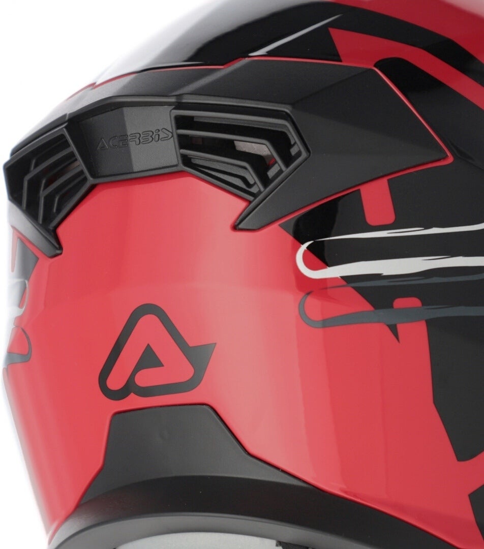 Acerbis Rider Graphic Casco rosso/nero XL (60/61) Figura 6