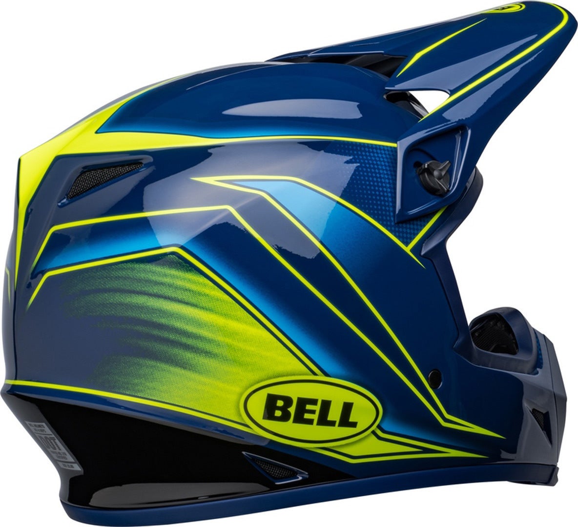 Bell MX-9 Mips Zone Casco Motocross blu/giallo L (59/60) Figura 8