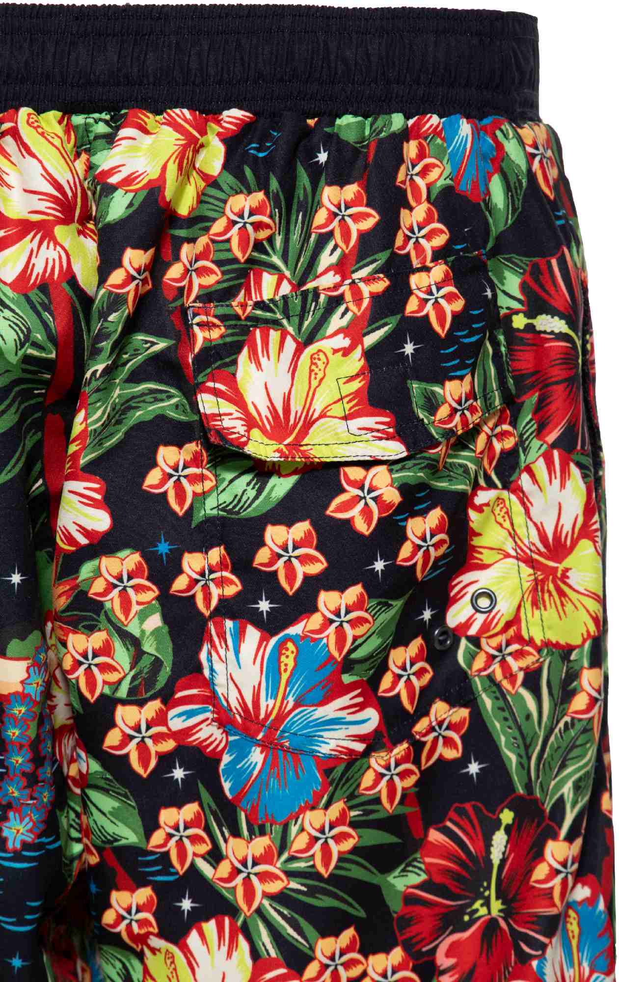 King Kerosin Hula Girl Badshorts svart/flerfärgad M Figur 5