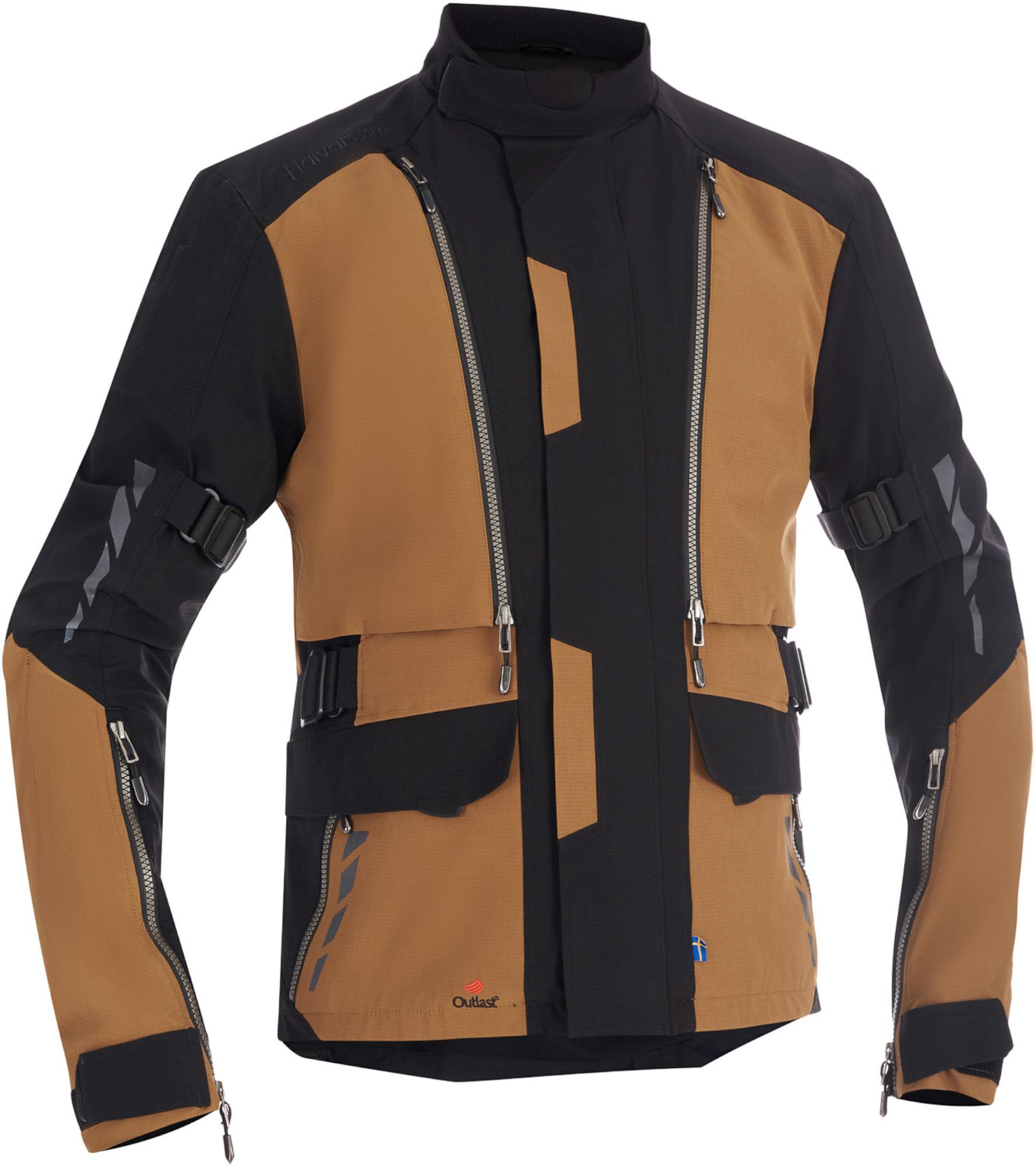 Halvarssons Vinvallen waterproof Motorcycle Textile Jacket black/bronze 62 Figure 1