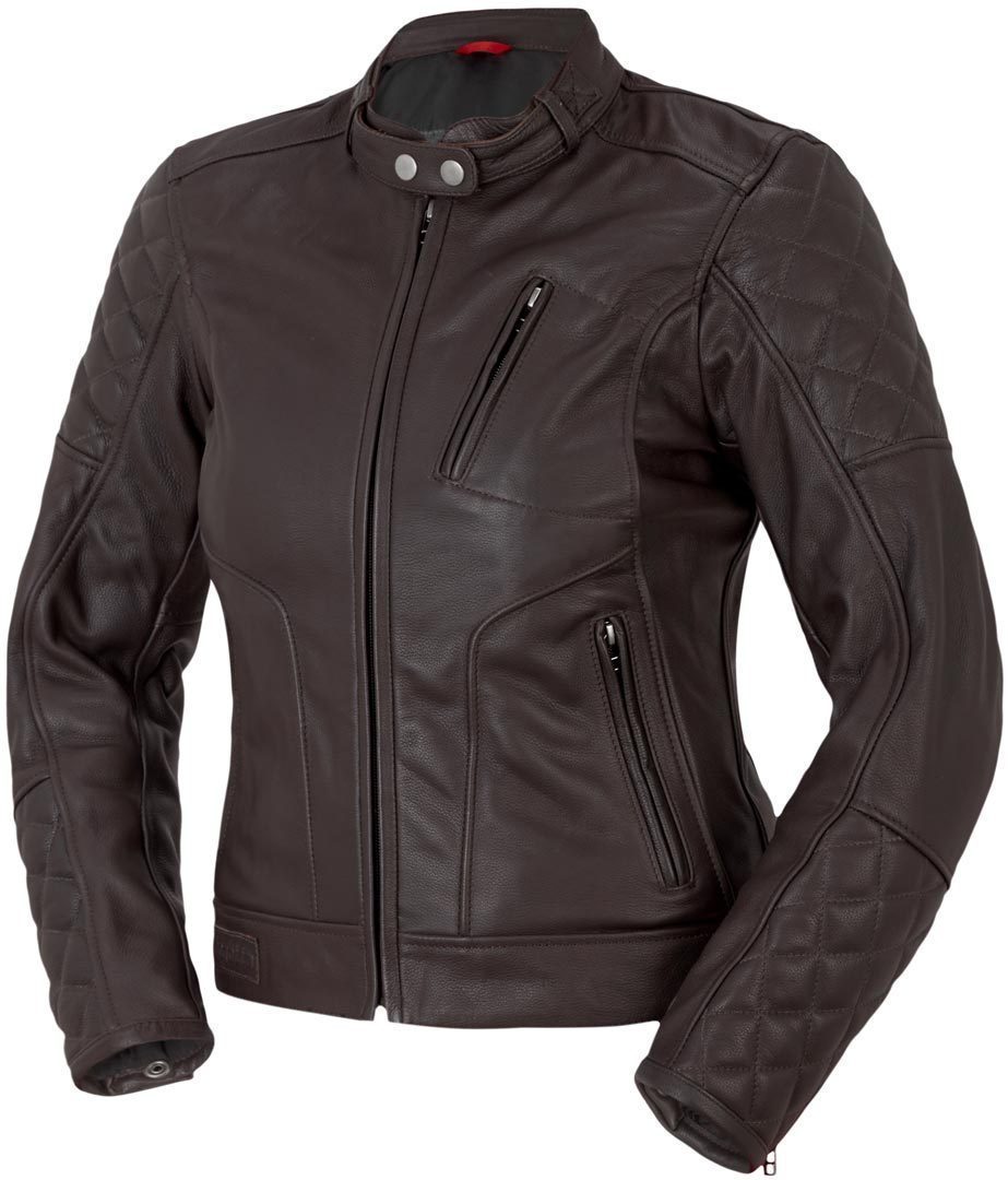 Bogotto Chicago Retro Damen Motorrad Lederjacke schwarz 44 Abbildung 2