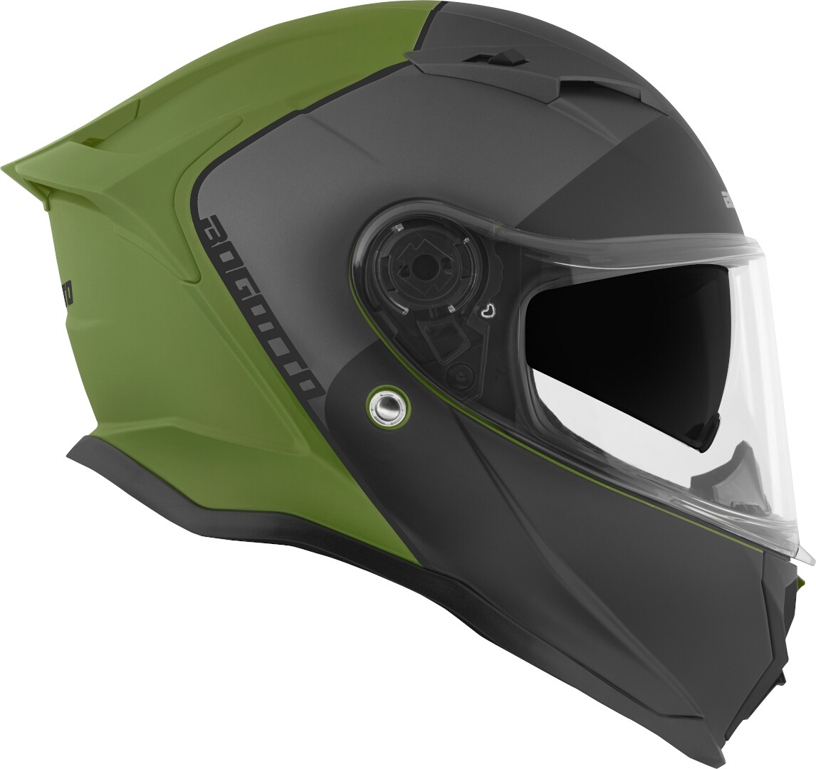 Bogotto H153 BT SPN Bluetooth Hjälm svart matt/grön XS Figur 7