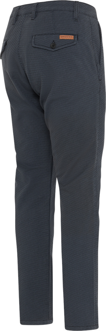 Rokker Tweed Chino Tapered Slim Pantaloni textile pentru motociclete albastru 34 L32 Figura 4