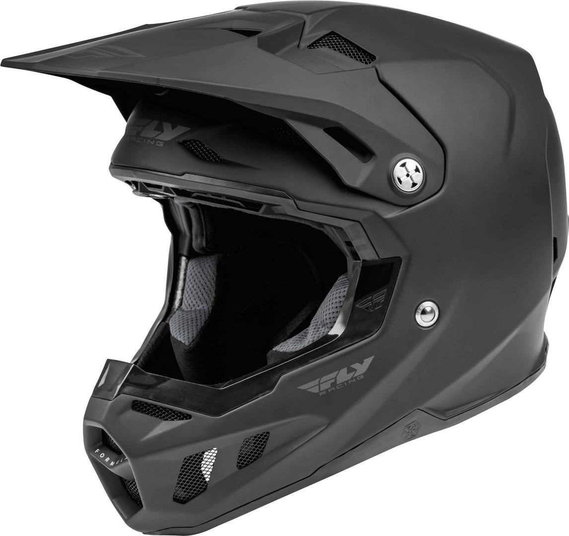 Fly Racing Formula CC Driver Solid Casco de motocross Black Matt XL (61/62) Figura 1