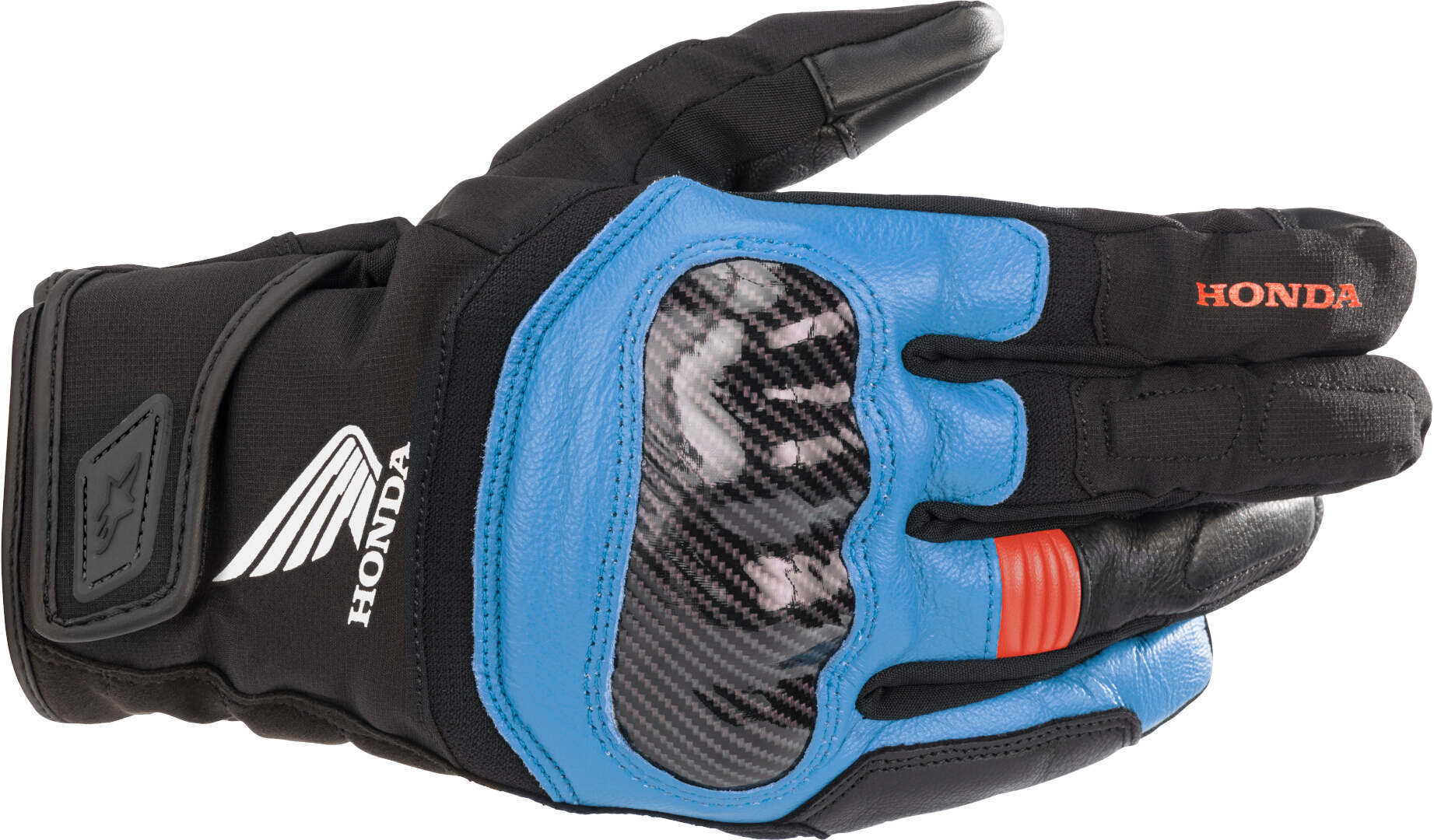 Alpinestars Honda SMX Z Drystar Motorcykelhandsker sort/rød 2XL Figur 3
