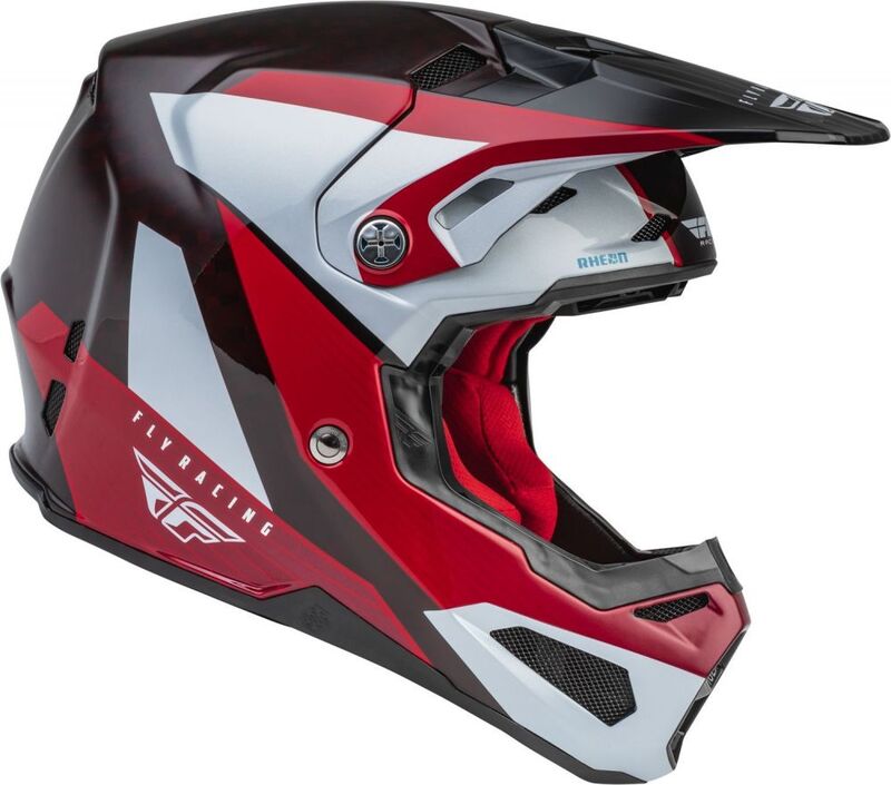 Capacete RACING Formula Carbon Prime - Vermelho/Branco/Vermelho Carbono vermelho/preto/branco M Figura 4