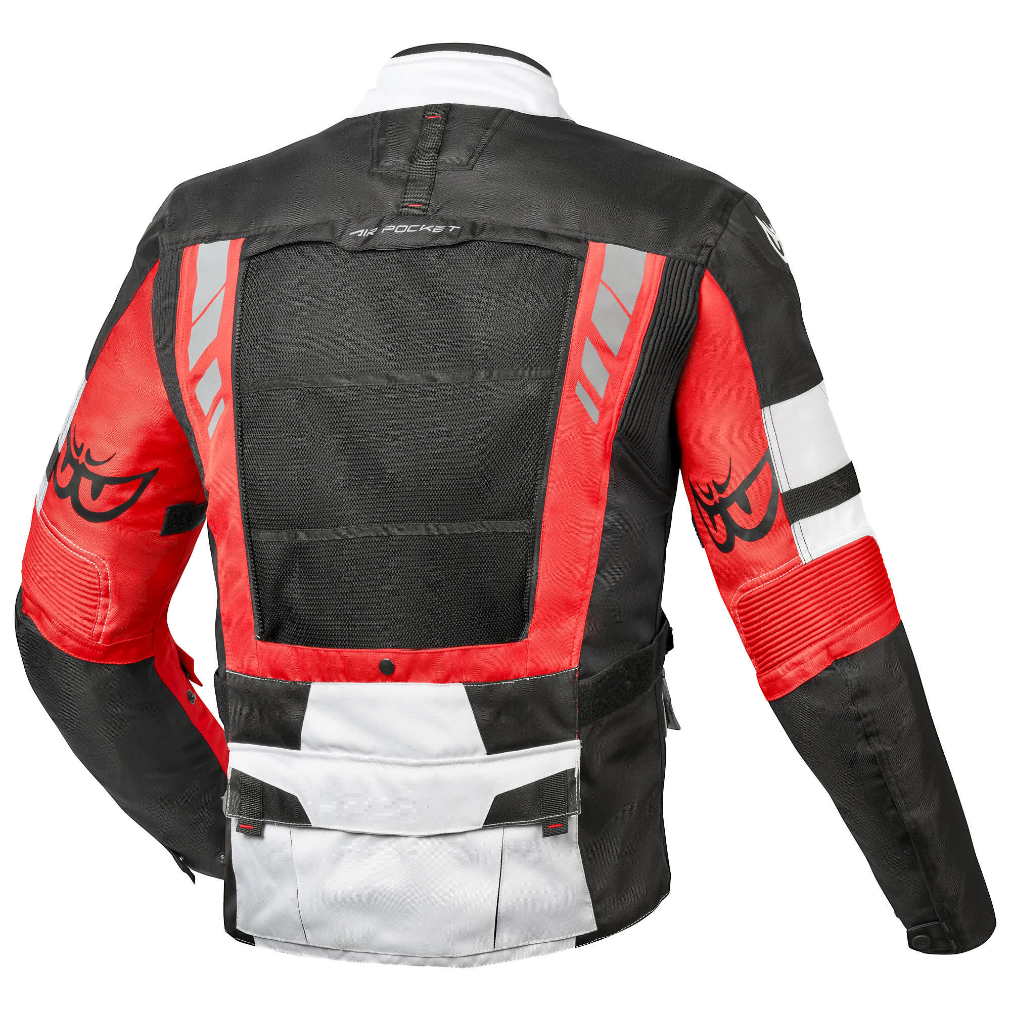 Berik Ferpho waterproof Motorcycle Textile Jacket black/white/red 60 Figure 4