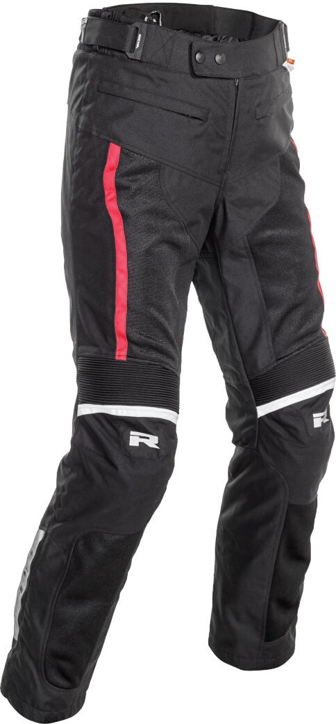 Richa Airvent Evo 2 waterproof Ladies Motorcycle Textile Pants black/white/red S Figure 1