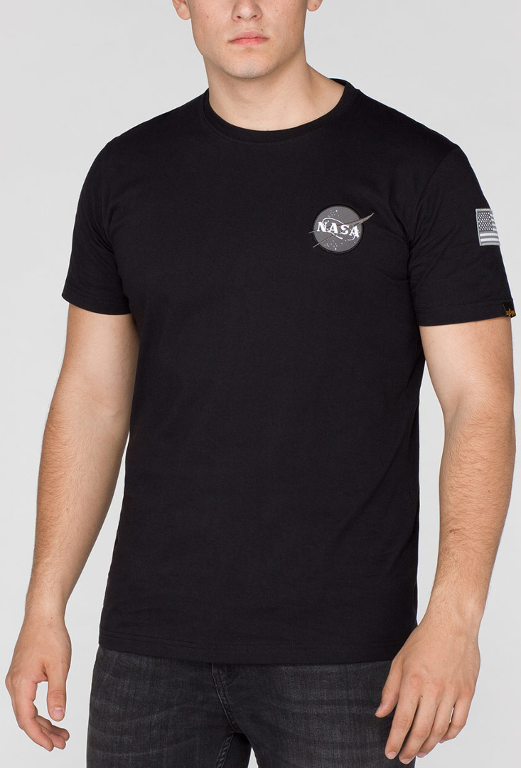 Alpha Industries Space Shuttle T-shirt preto M Figura 4