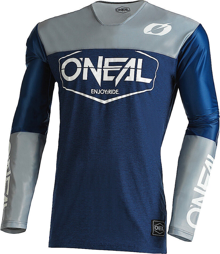 Oneal Mayhem Hexx V.22 Motocross Jersey grå/blå XXL Figur 1