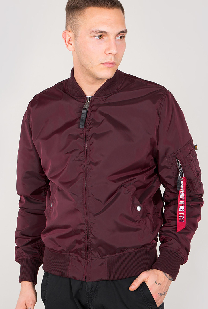 Alpha Industries MA-1 TT Giacca rosso scuro S Figura 4