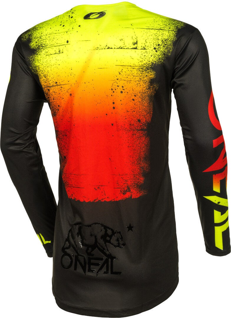 Oneal Mayhem Scarz Motocross trøje sort/rød/gul M Figur 2