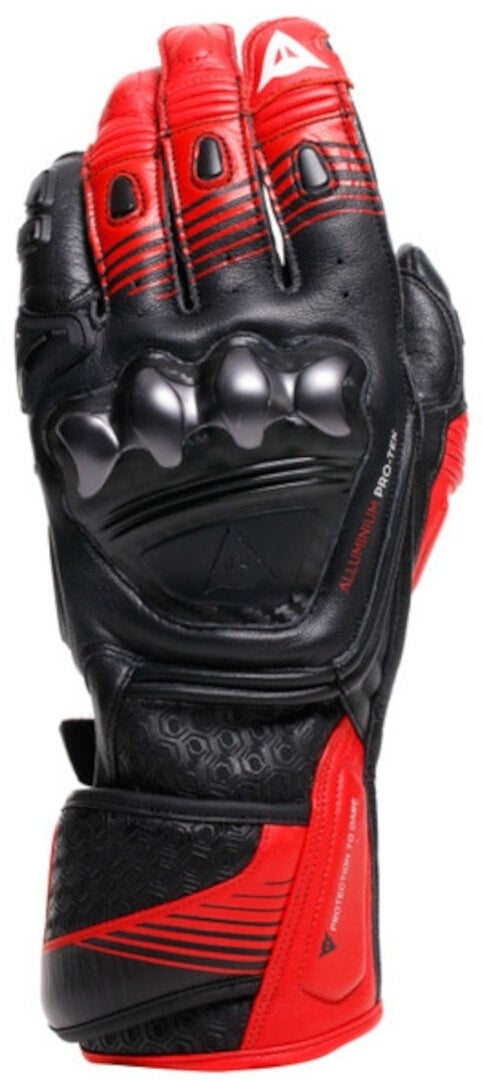 Dainese Fiero Metal Motorcykel handsker sort/rød M Figur 1