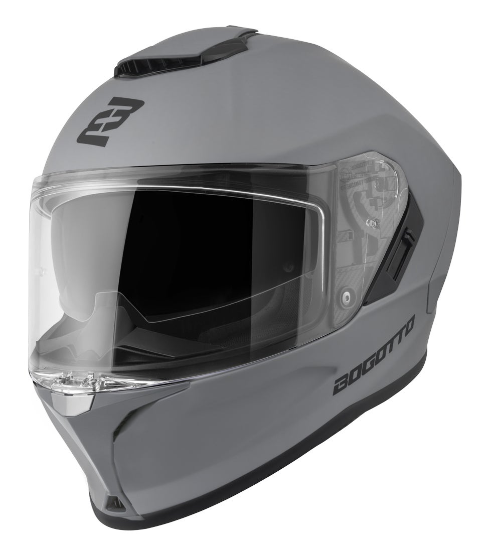 Bogotto Phantom Fiberglass Helm anthrazit matt S Abbildung 2