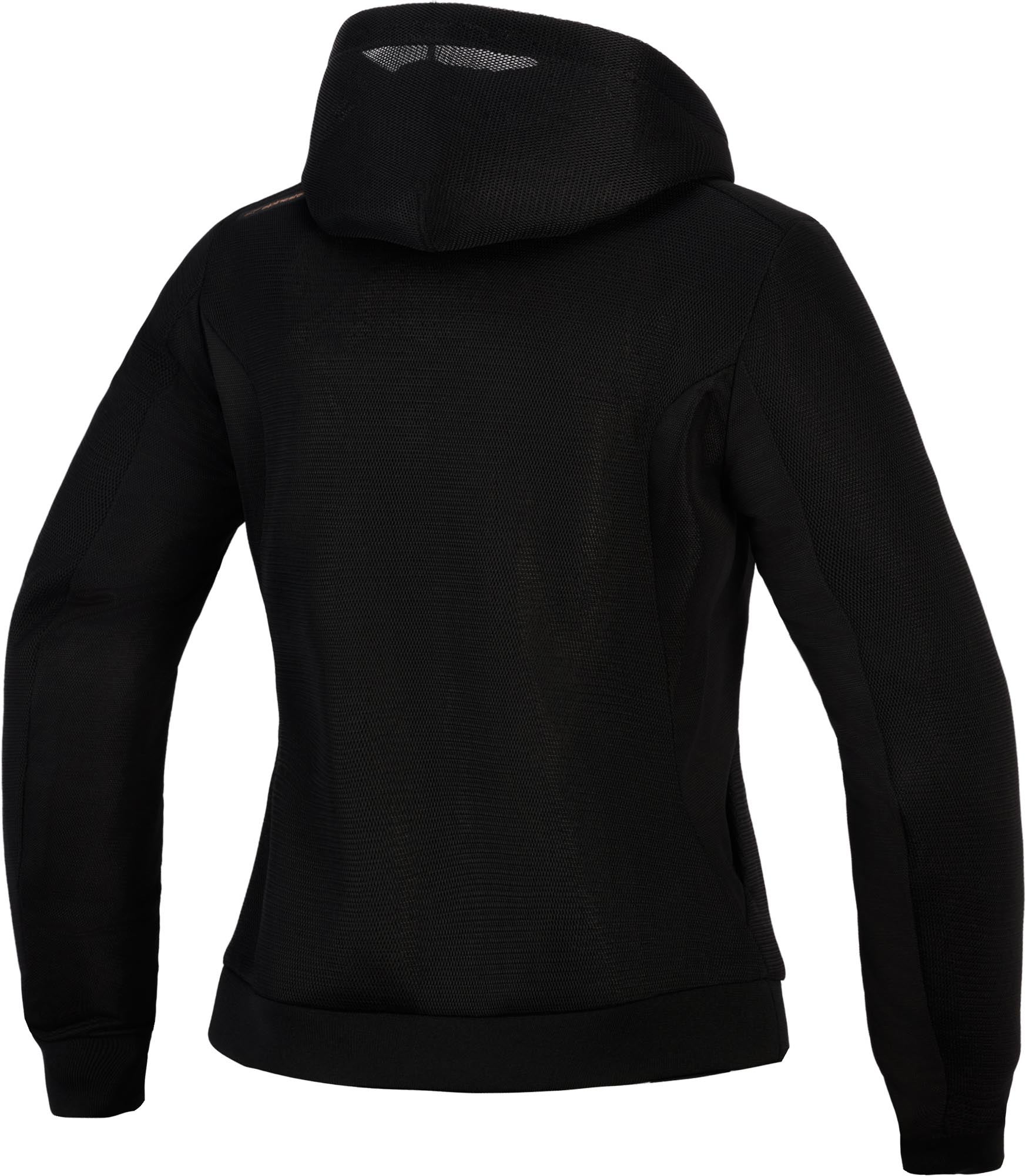 Side view of Alpinestars Stella Chrome Superairflow Ladies Motorcycle Zip Hoodie