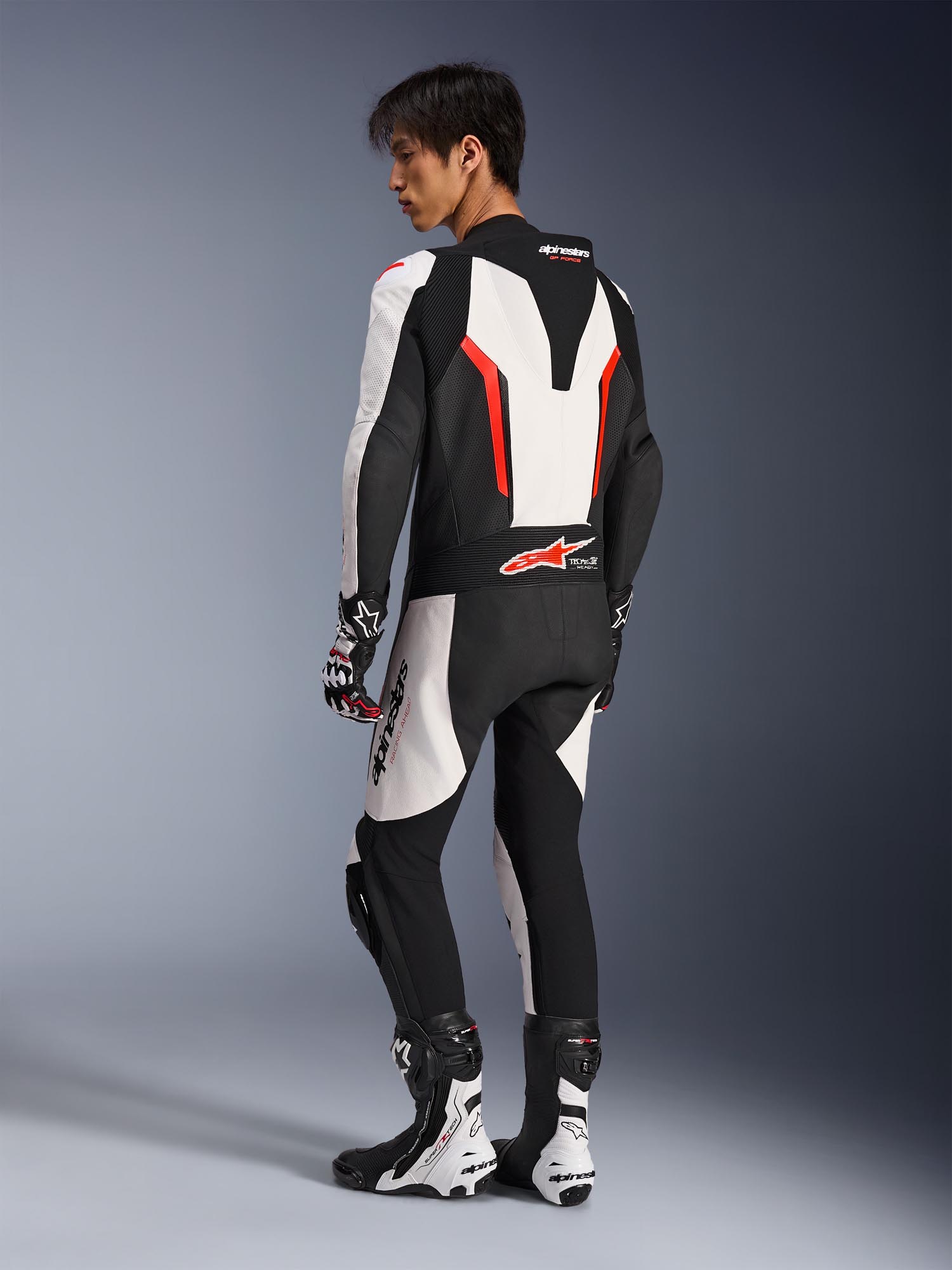 Side view of Alpinestars GP Force V2 1-Piece Motorcycle Leather Suit