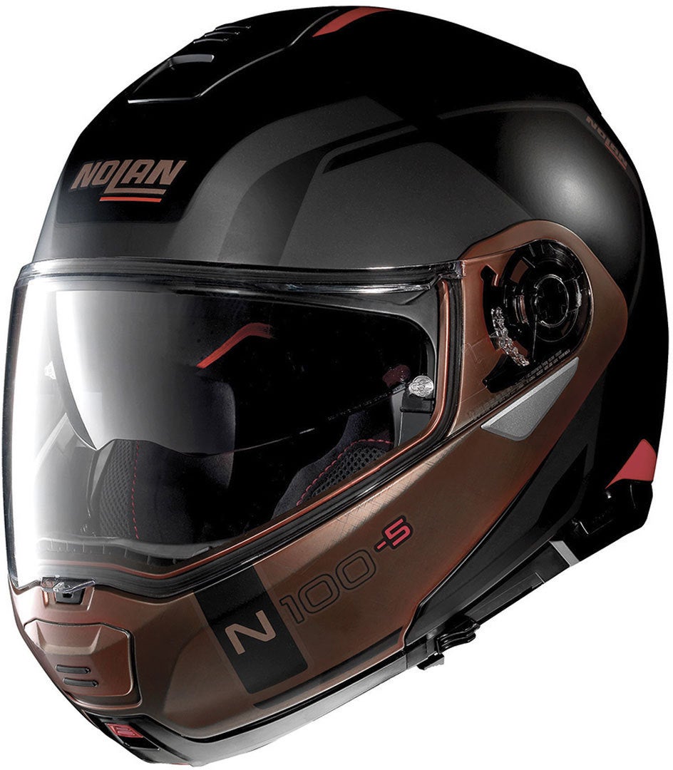 Nolan N100-5 Consistency N-Com Casco nero/marrone S (56) Figura 1