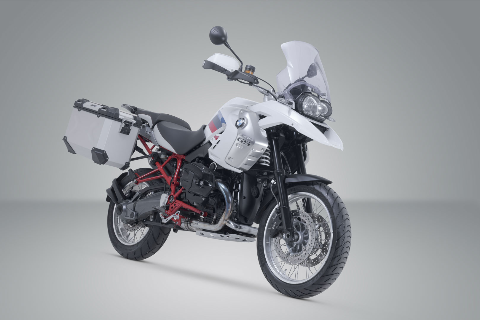Setul de aventură SW-Motech TRAX ADV - Argint. BMW R 1200 GS (04-12). Figura 1
