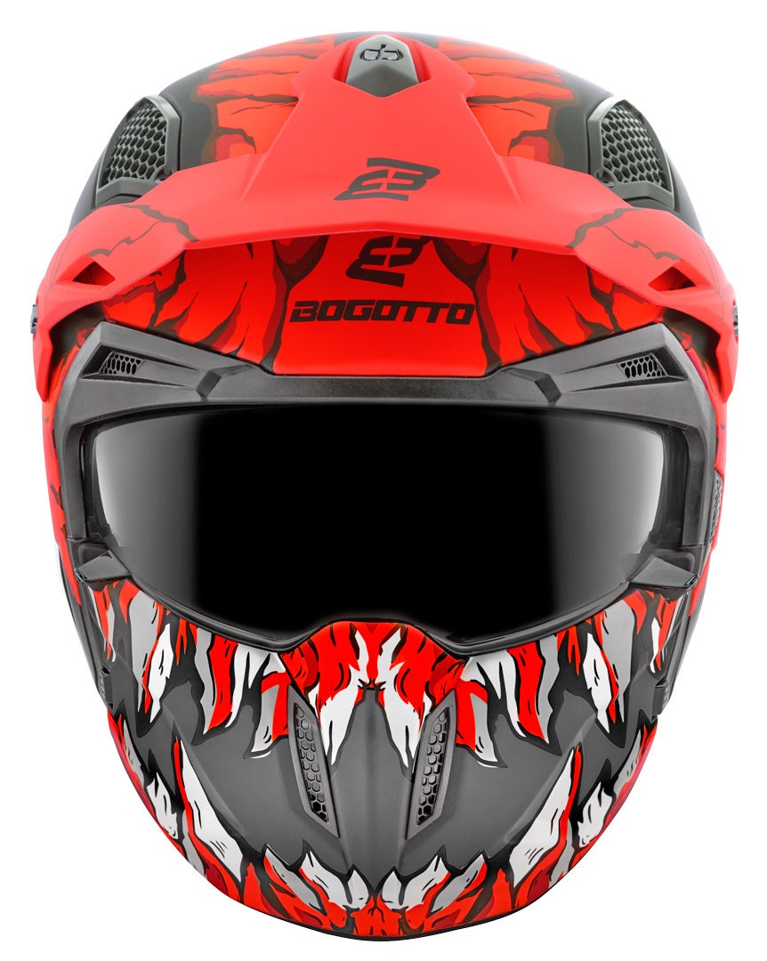 Bogotto Radic Skulash Casco rosso/nero L Figura 13