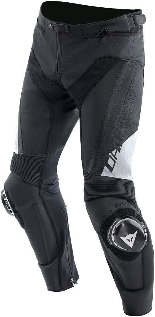 Dainese Delta 4 Motorcycle Leather Pants black/white 58 Figure 1