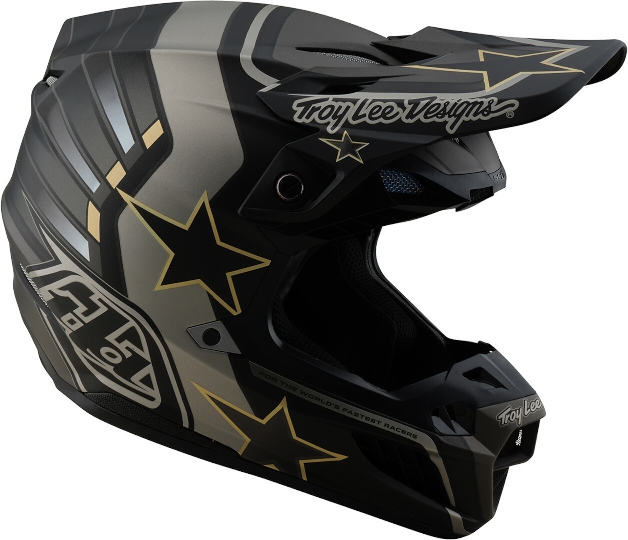Troy Lee Designs SE5 Composite MIPS Rays Motoross Helm zwart/brons M (57/58) Figuur 7