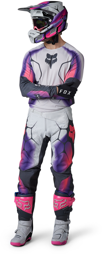 FOX 360 Syz Motocross Jersey hellgrau M Abbildung 4