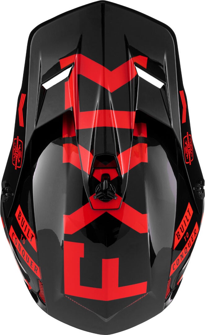 FXR Clutch Gladiator 2024 Casco da motocross nero/rosso M (57/58) Figura 2