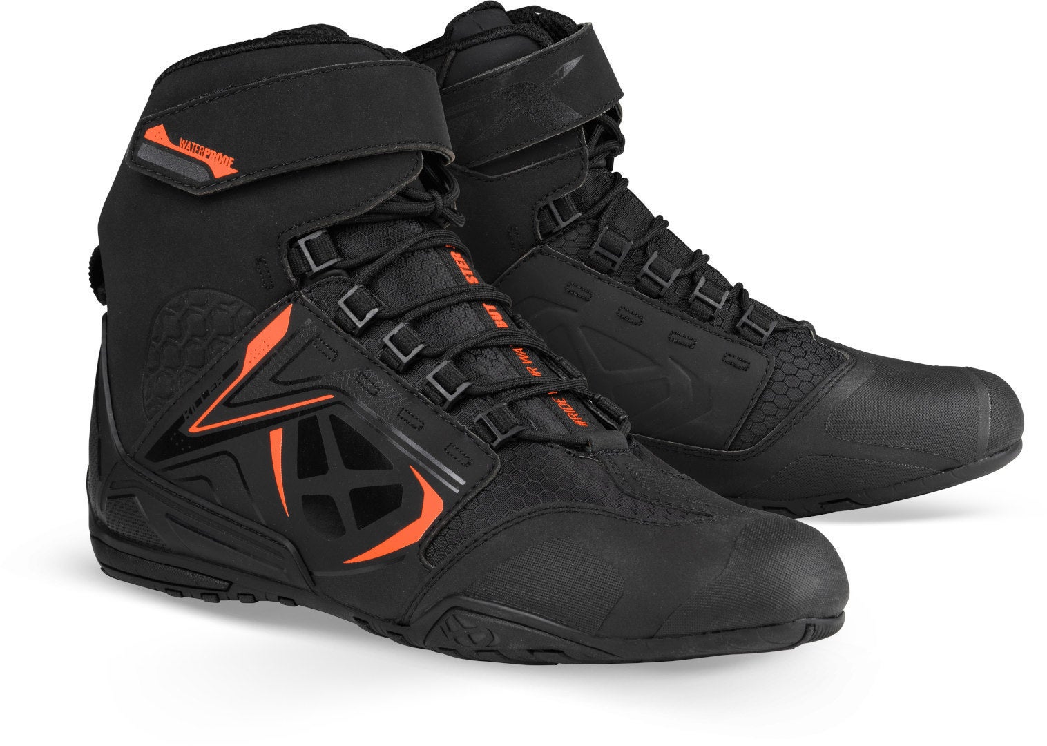 Ixon Killer WP Motorcykel sko sort/orange 44 Figur 1