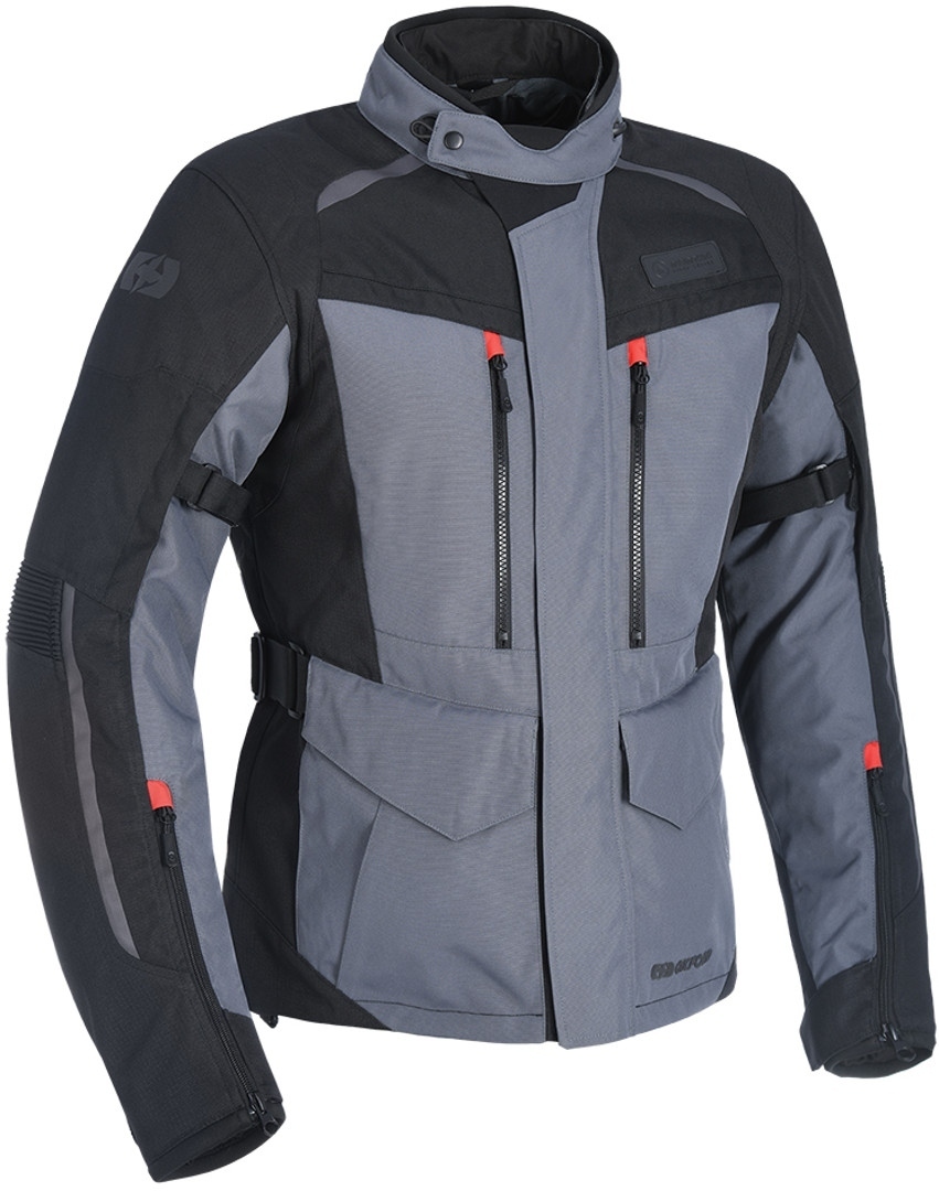 Oxford Continental Motorcycle Textile Jacket grey/black M Figure 1