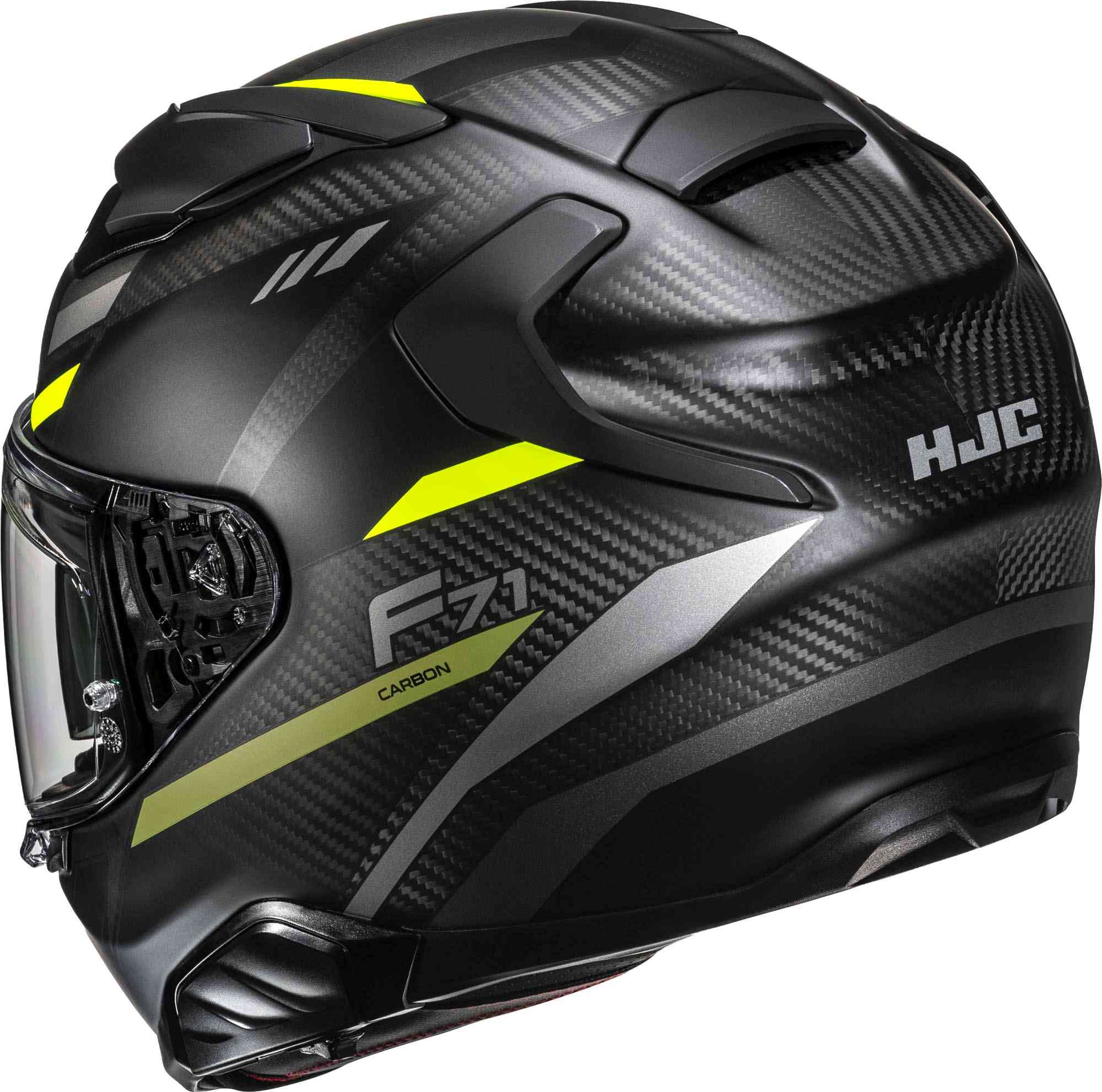 HJC F71 Carbon Esira Casque noir/jaune L (58/59) Figure 3
